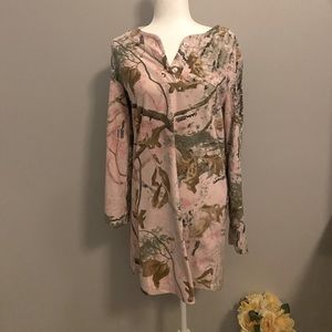 Fleece Pink Camo Nightgown